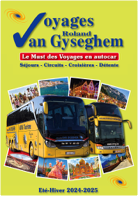 Voyages en autocar Roland Van Gyseghem - Séjours, circuits, croisières, détente